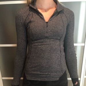 Lululemon Gray Running Half-Zip